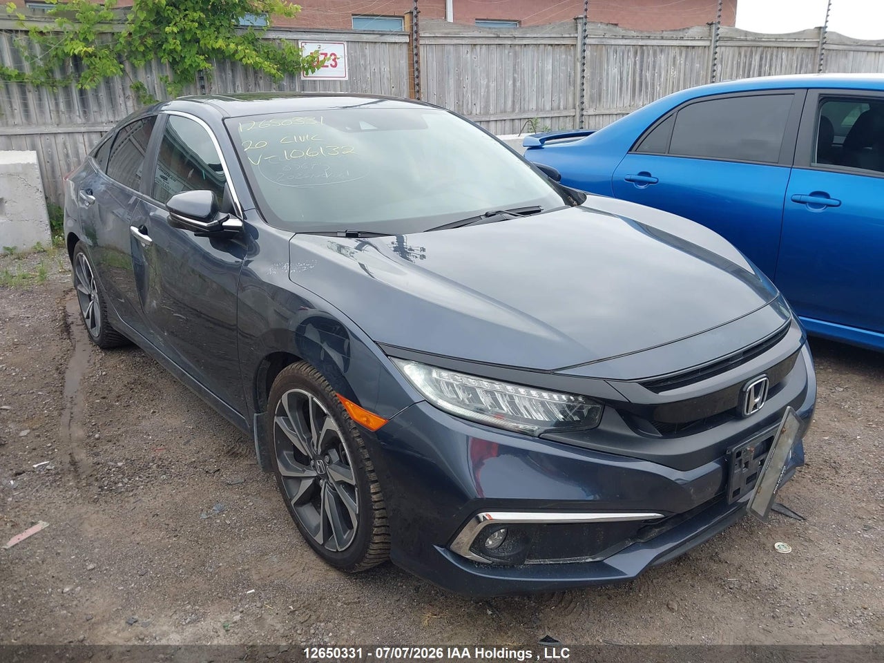 2HGFC1F9XLH106132 · 2020 HONDA Civic touring