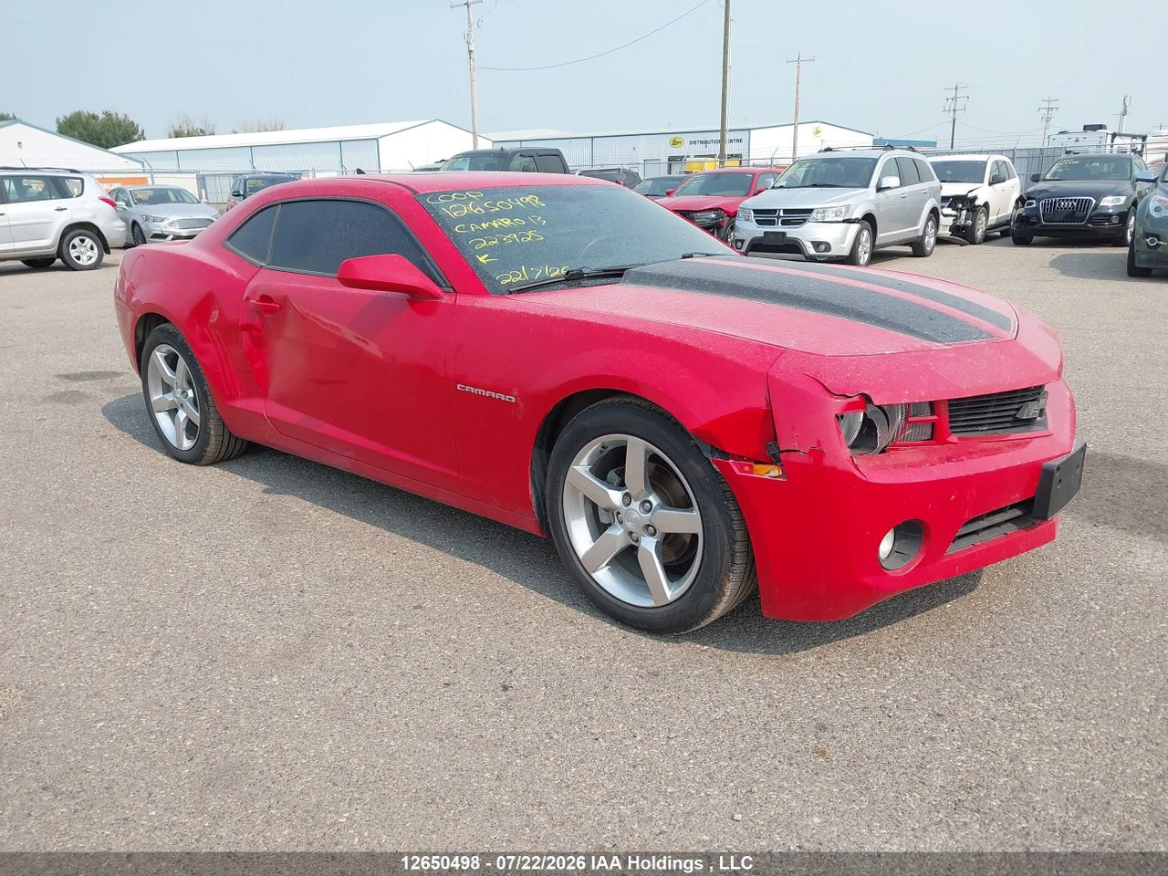2G1FB1E31D9223925 · 2013 CHEVROLET CAMARO 1LT
