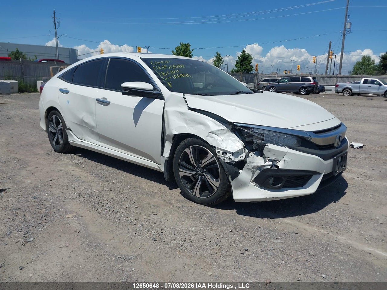 2HGFC1F98JH106921 · 2018 HONDA Civic touring