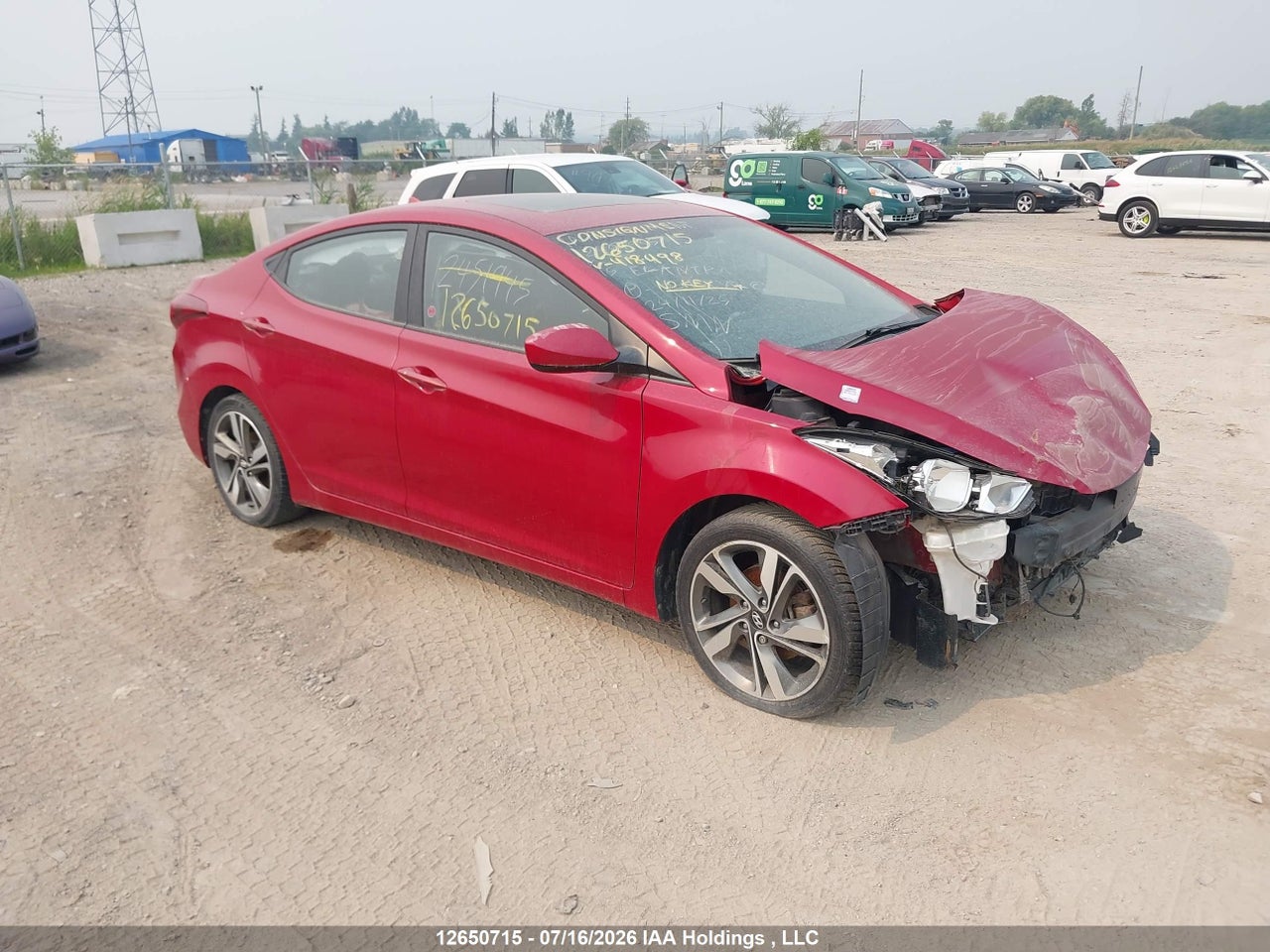 KMHDH4AH6FU418498 · 2015 HYUNDAI ELANTRA GLS