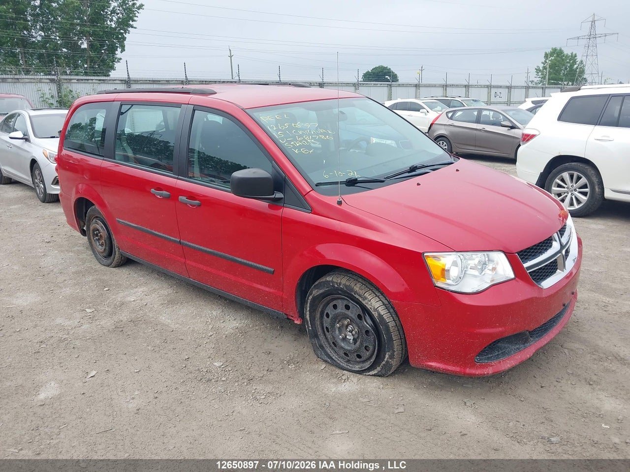 2C4RDGBG6FR681780 · 2015 DODGE GRAND CARAVAN SE