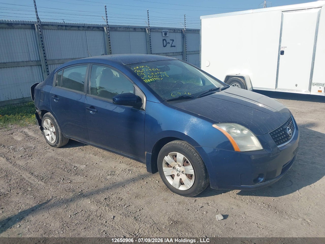 3N1AB61EX9L640778 · 2009 NISSAN SENTRA 2.0/2.0S/2.0SL