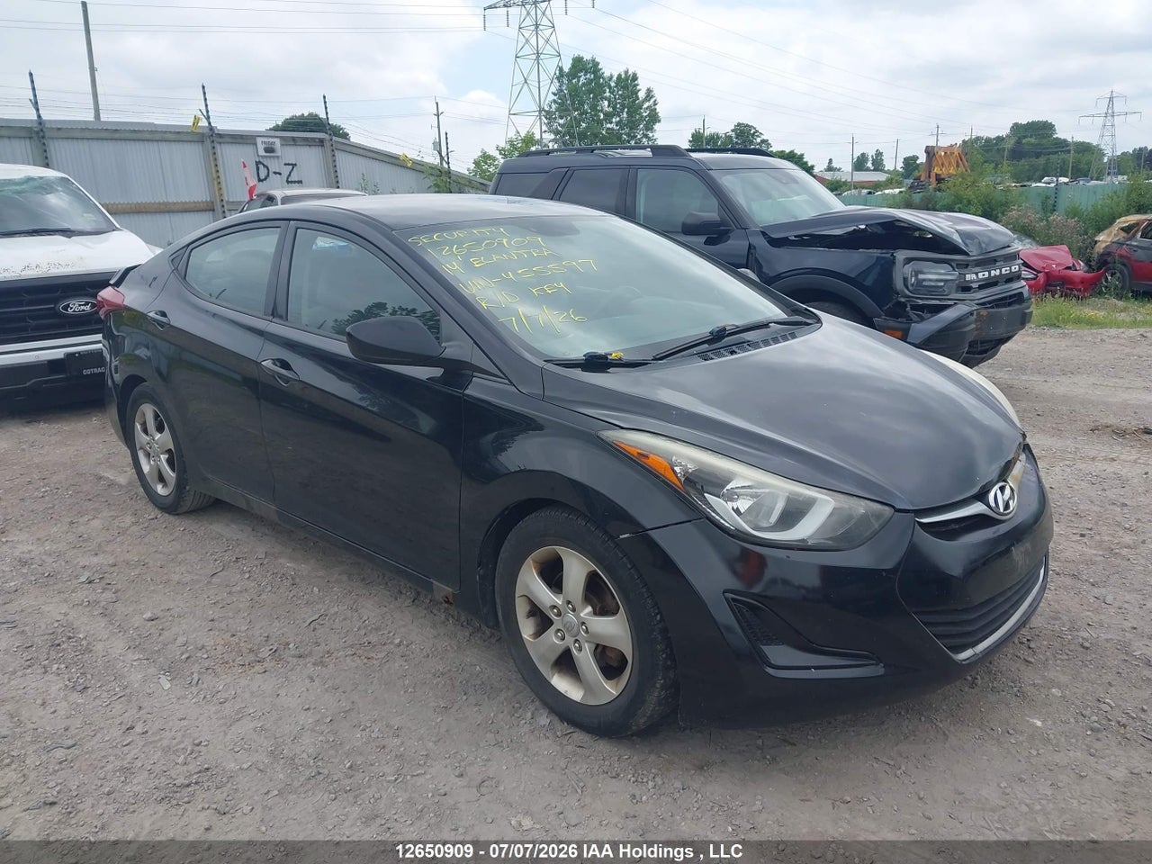 5NPDH4AE2EH455597 · 2014 HYUNDAI ELANTRA GL