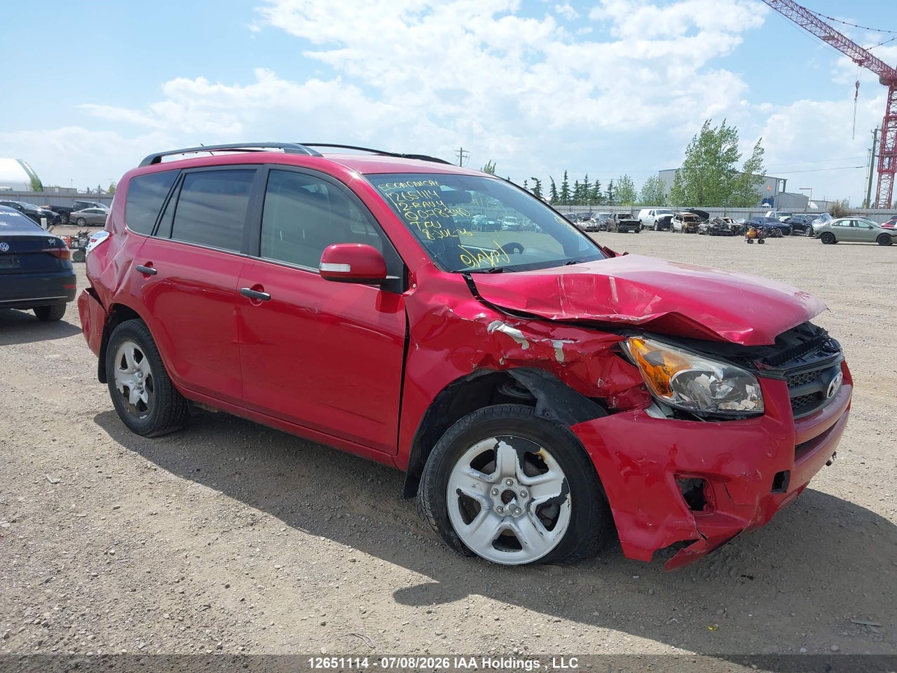 2T3BK4DV5CW078340 · 2012 TOYOTA RAV4 BASE V6