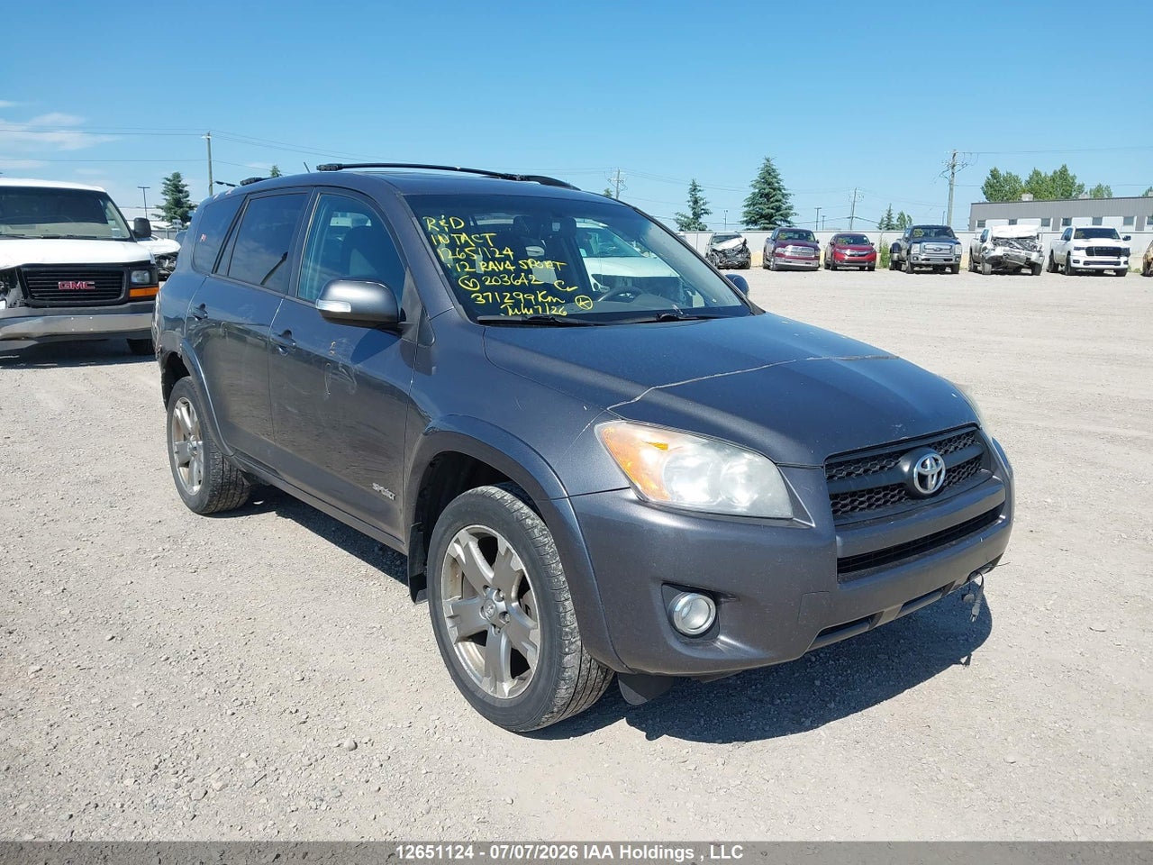 2T3RF4DV8CW203642 · 2012 TOYOTA RAV4 SPORT
