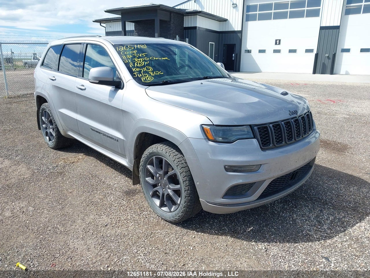 1C4RJFCG9MC880345 · 2021 JEEP GRAND CHEROKEE HIGH ALTITUDE
