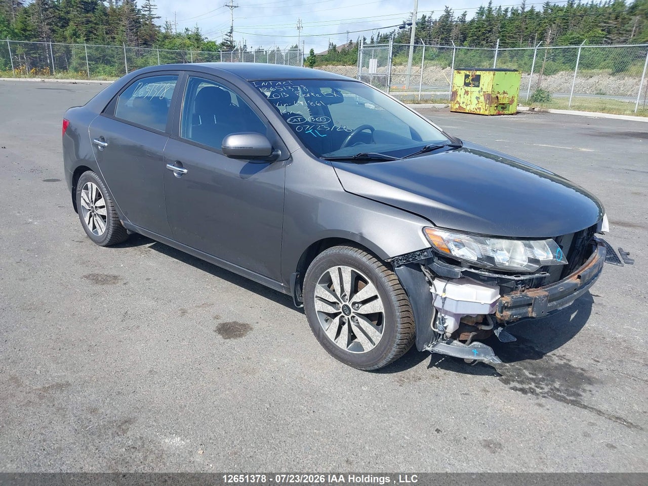 KNAFU4A23D5691861 · 2013 KIA FORTE EX