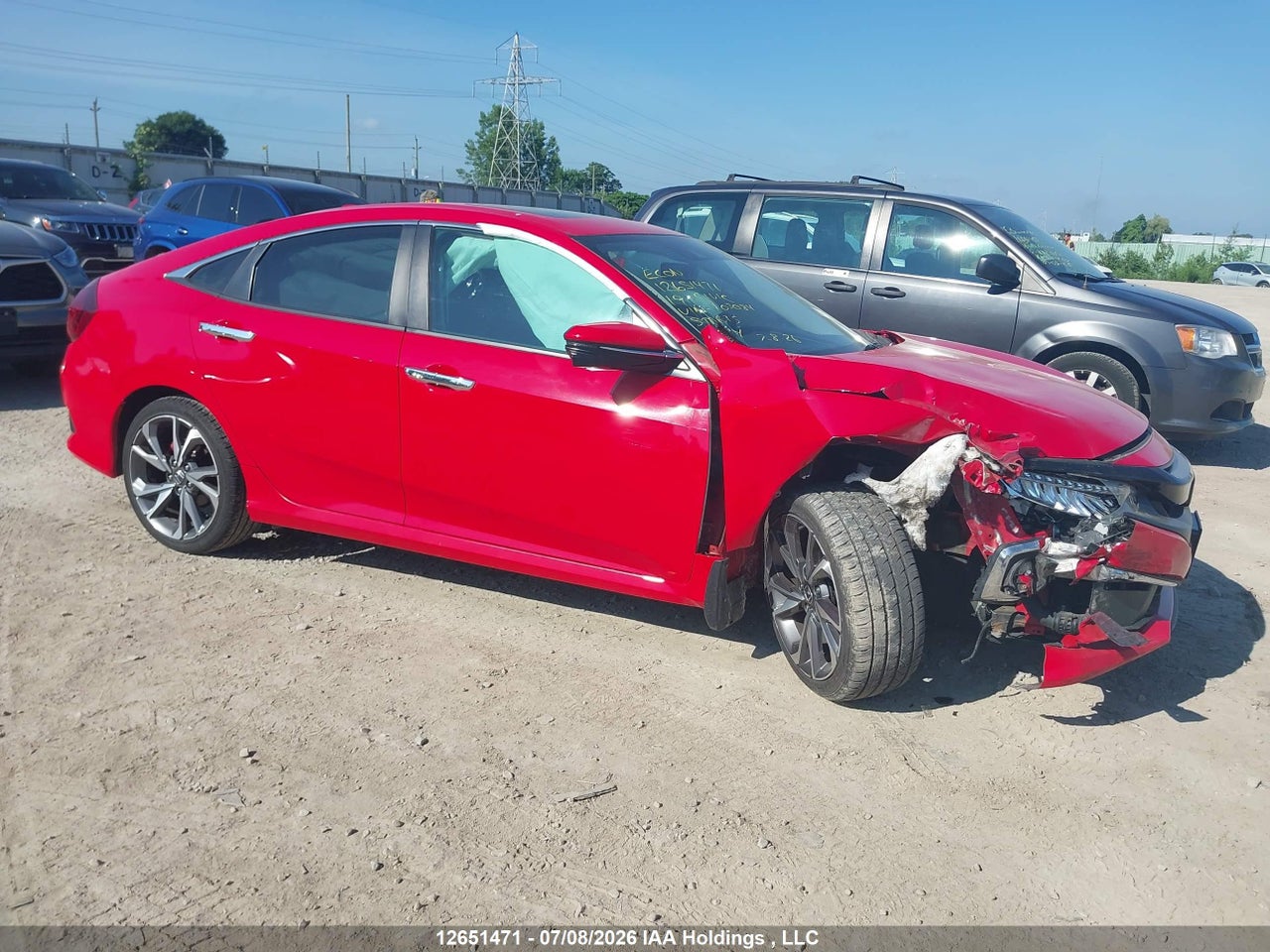 2HGFC1F91KH103084 · 2019 HONDA Civic touring