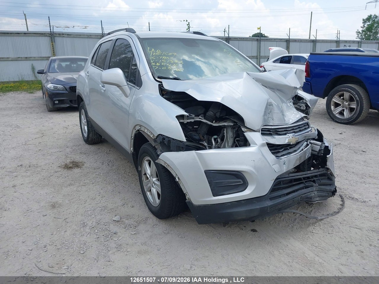 3GNCJSSB9FL151393 · 2015 CHEVROLET TRAX 2LT