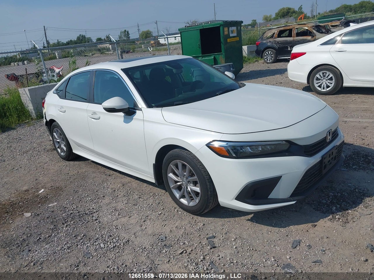 2HGFE2F36NH111374 · 2022 HONDA CIVIC EX