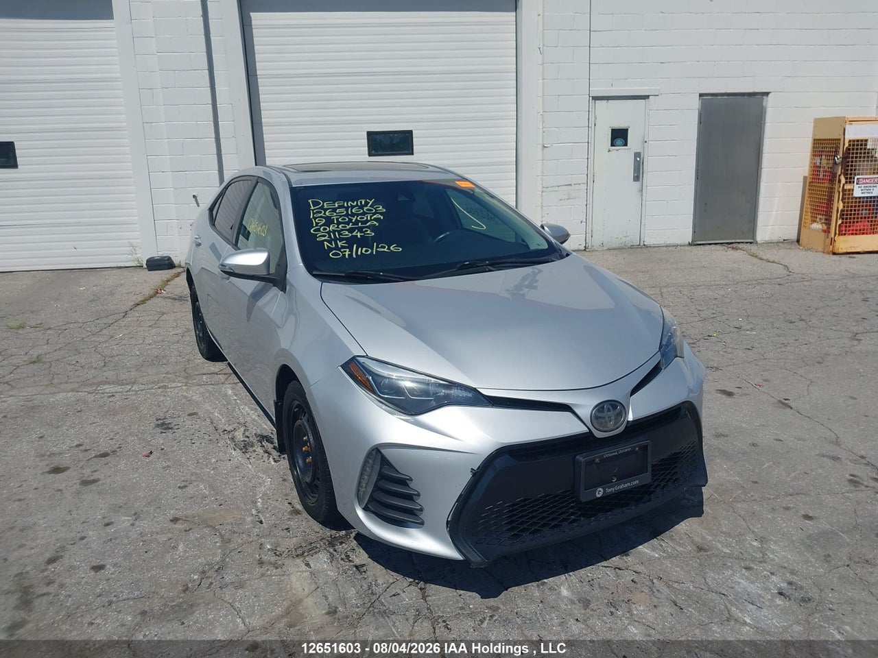2019 TOYOTA COROLLA L/LE/XLE/SE/XSE