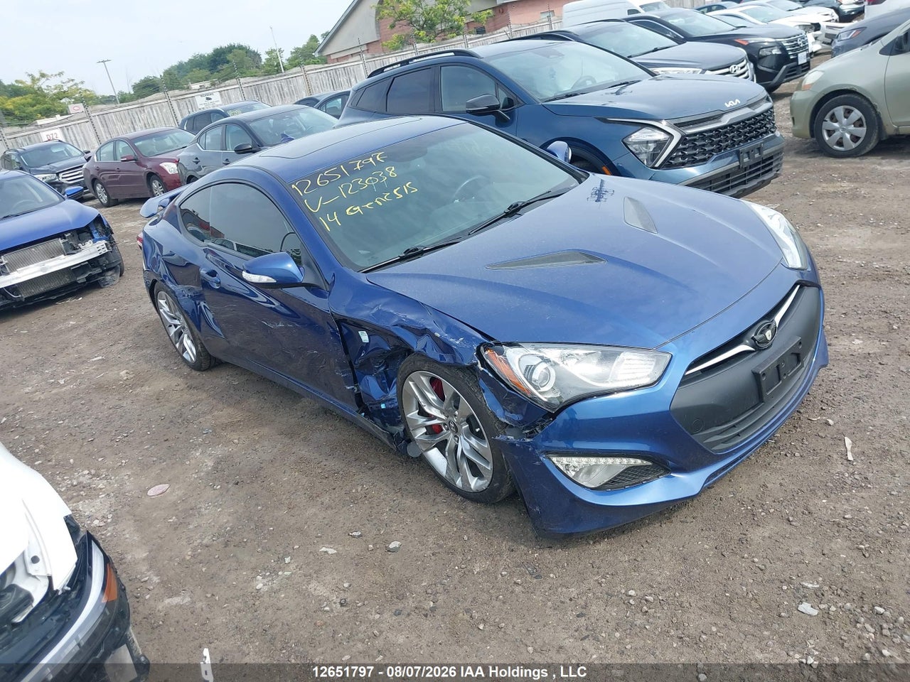 KMHHU6KJ8EU123038 · 2014 HYUNDAI GENESIS COUPE