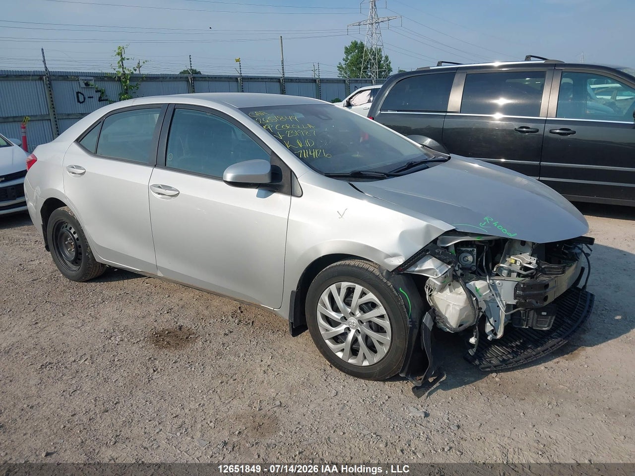 2T1BURHE7KC231987 · 2019 TOYOTA COROLLA L/LE/XLE/SE/XSE