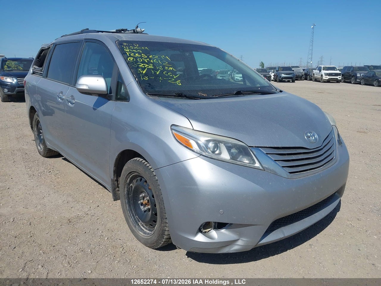 5TDDK3DC5FS094612 · 2015 TOYOTA SIENNA XLE 7 PASSENGER