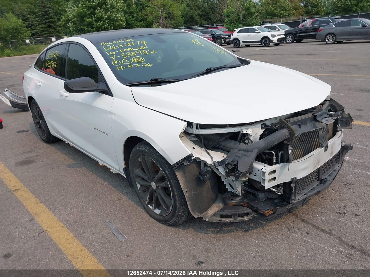 1G1ZB5ST1GF338982 · 2016 CHEVROLET MALIBU LS