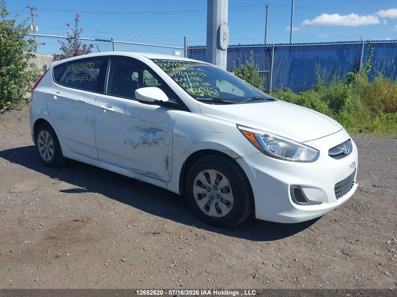 KMHCT5AEXGU244653 · 2016 HYUNDAI ACCENT GL