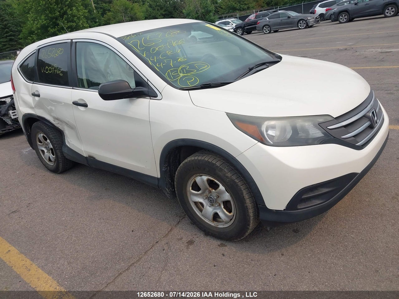 2HKRM3H32EH004766 · 2014 HONDA CR-V LX