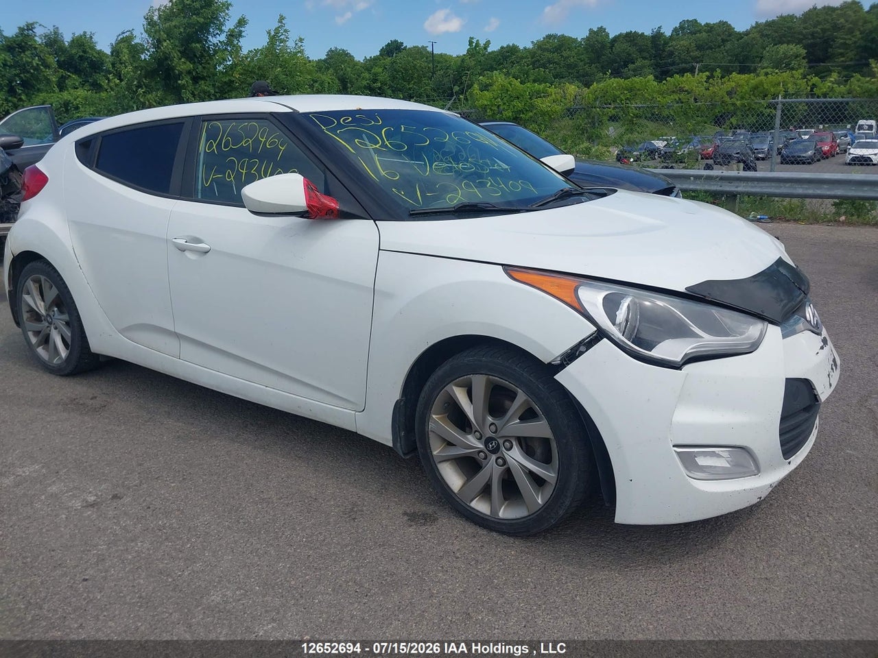 KMHTC6AD6GU293409 · 2016 HYUNDAI VELOSTER