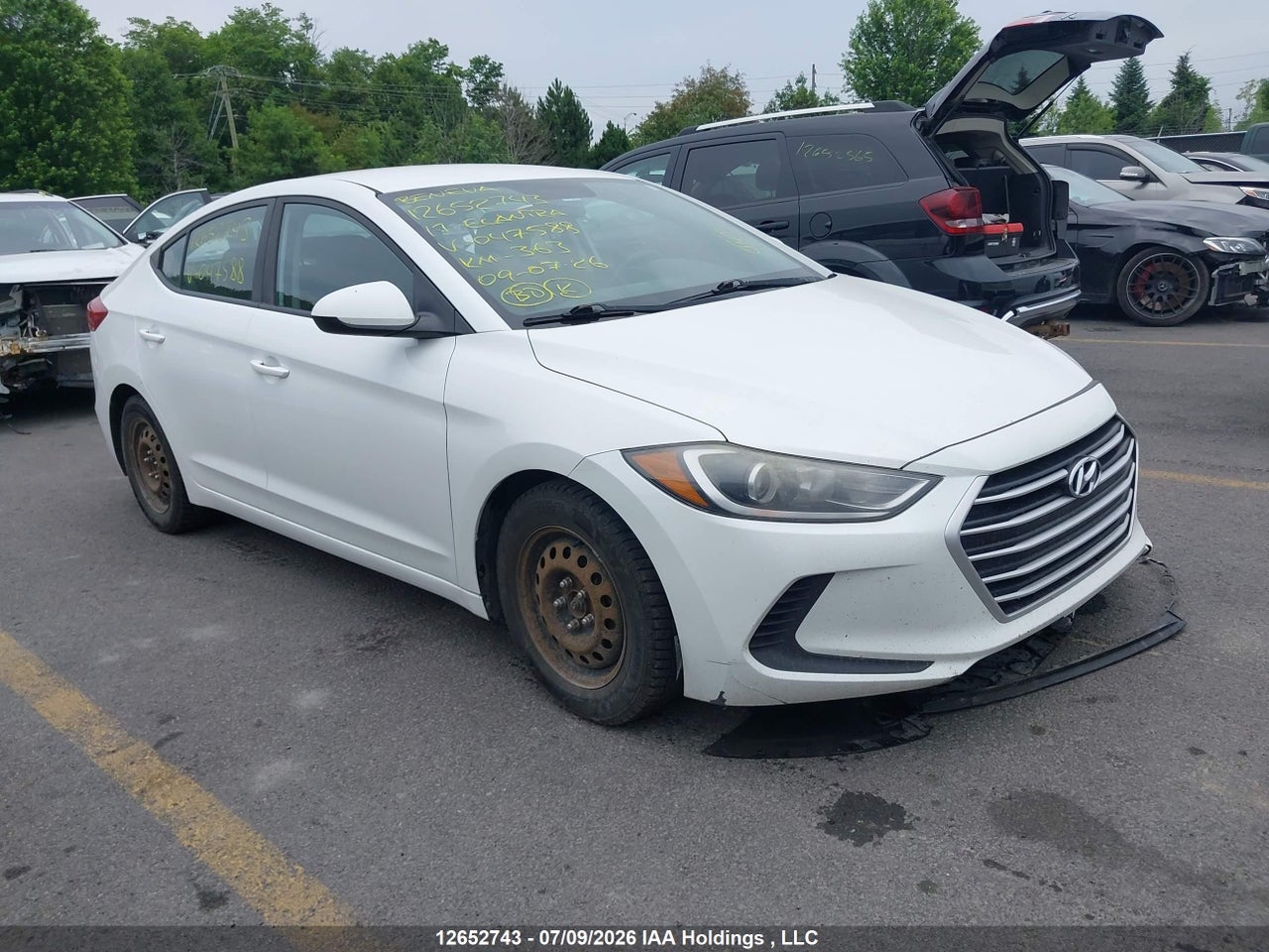 5NPD74LF3HH047588 · 2017 HYUNDAI ELANTRA LE
