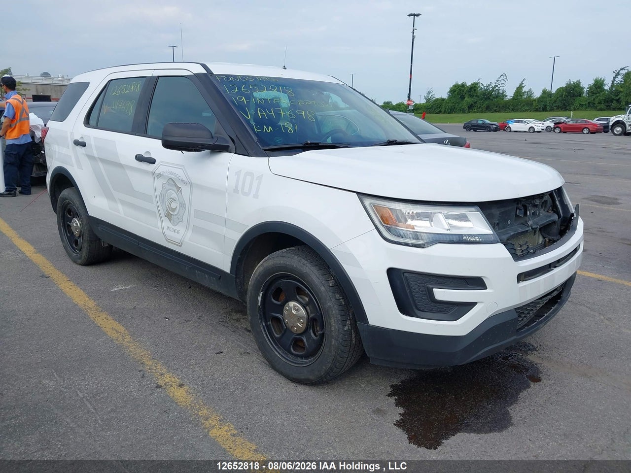 1FM5K8AR1KGA47698 · 2019 FORD POLICE INTERCEPTOR UTILITY
