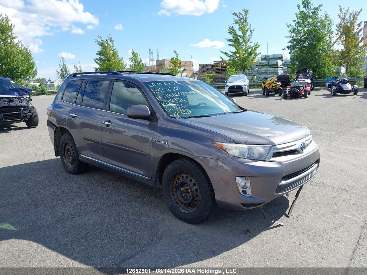 JTEBC3EHXD2017734 · 2013 TOYOTA HIGHLANDER HYBRID