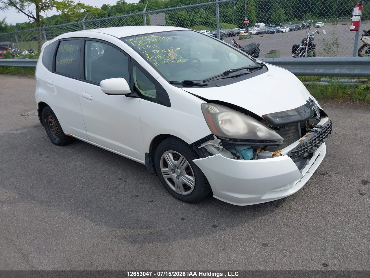 LUCGE8H56D3006609 · 2013 HONDA FIT LX