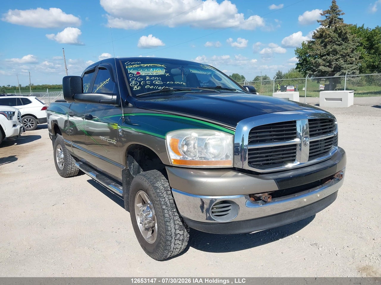 1D7KS28C36J227107 · 2006 DODGE RAM 2500 SLT/TRX4 OFF ROAD/SPORT/POWER WAGON