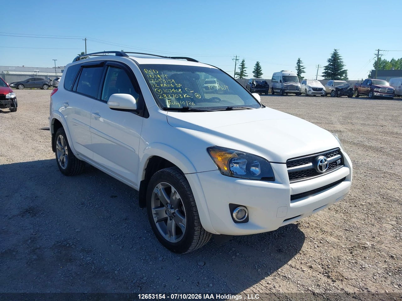 JTMRK4DV9C5107408 · 2012 TOYOTA RAV4 SPORT