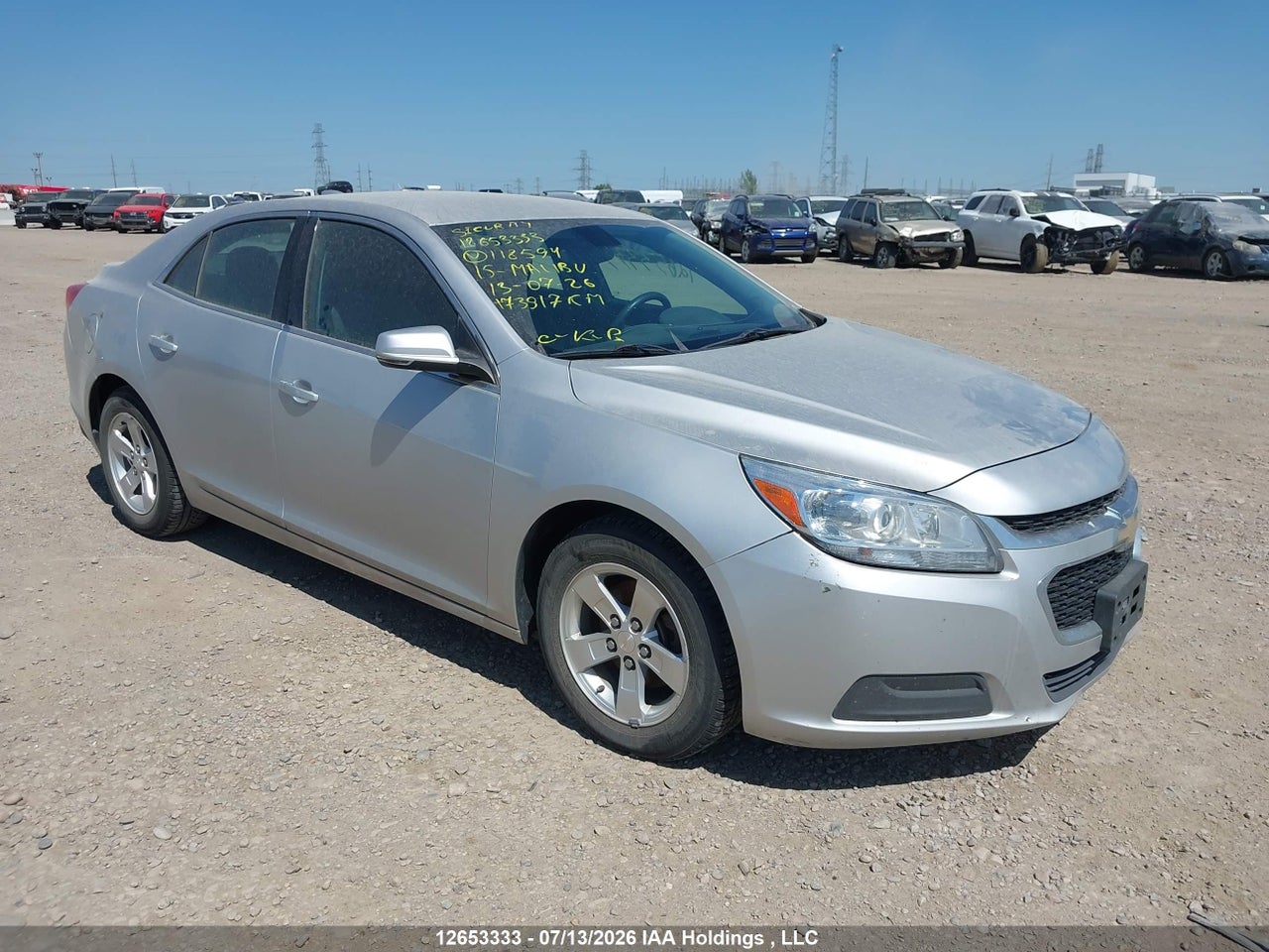 1G11C5SL9FF118594 · 2015 CHEVROLET MALIBU 1LT