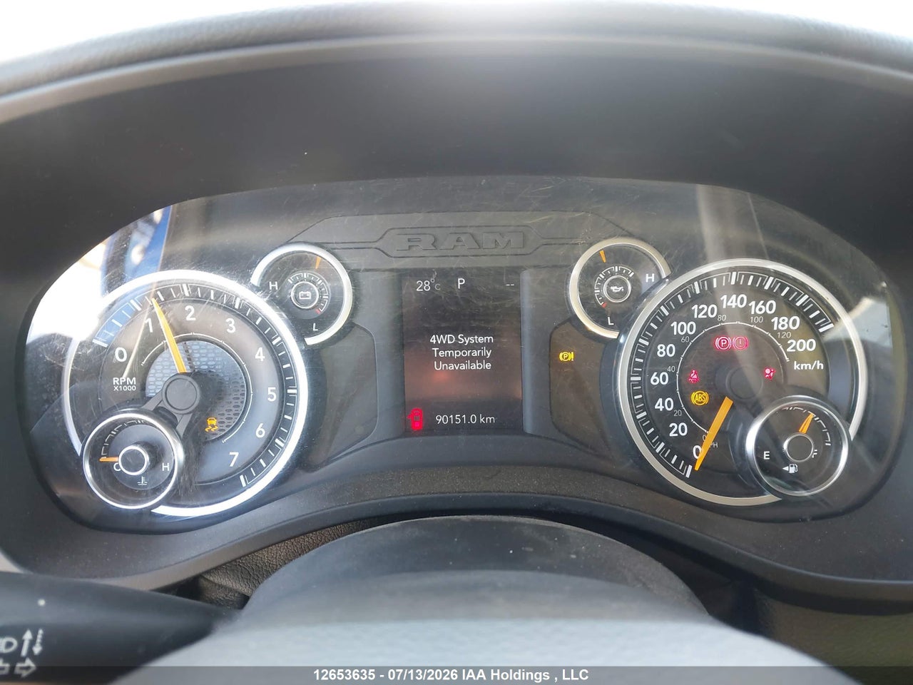 1C6SRFFTXKN564643 · 2019 RAM 1500 BIG HORN · 7/19