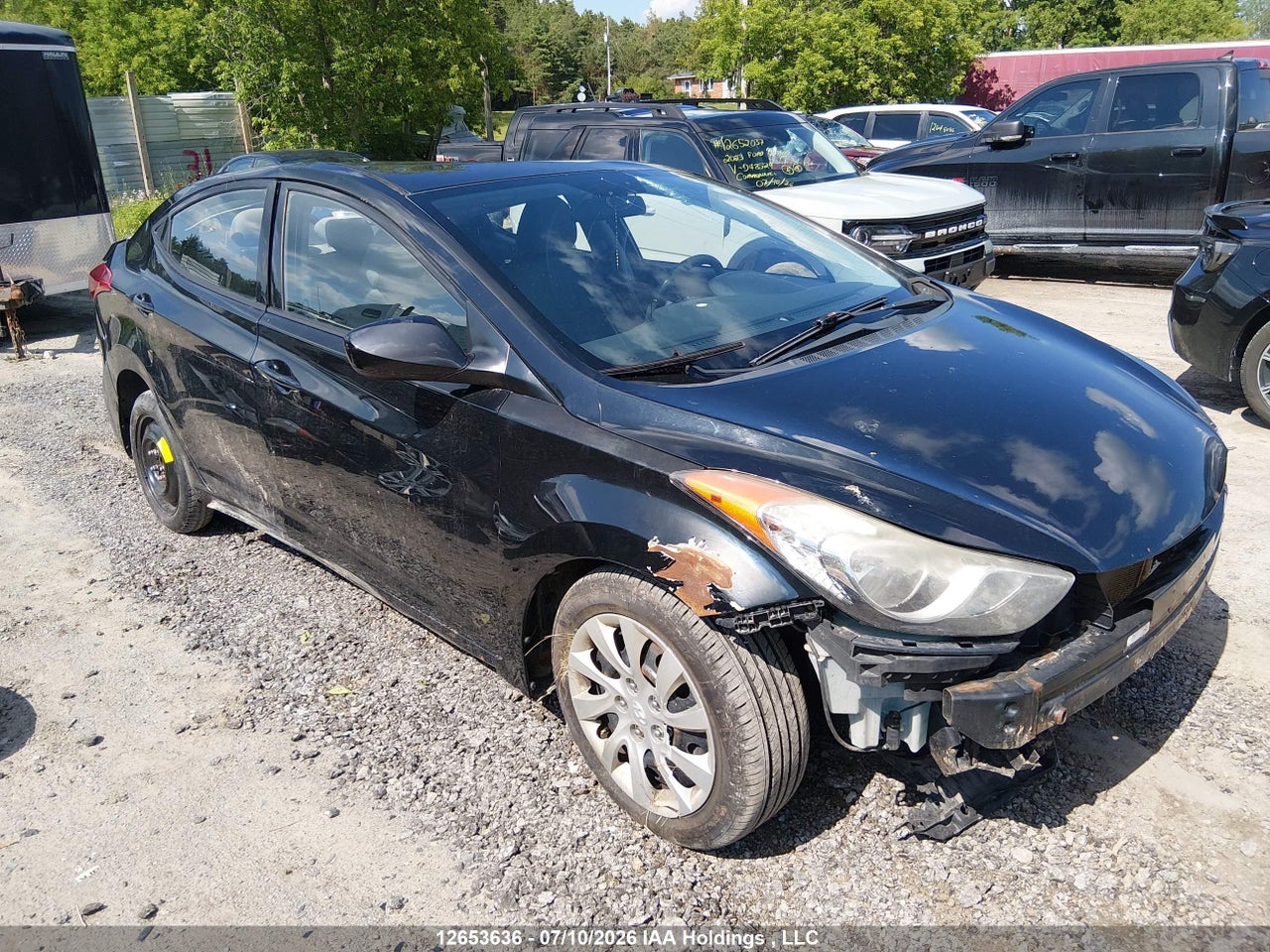 5NPDH4AEXDH335710 · 2013 HYUNDAI ELANTRA GL