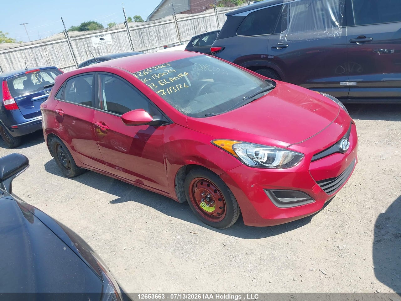 KMHD25LE1DU130024 · 2013 HYUNDAI ELANTRA GT GL