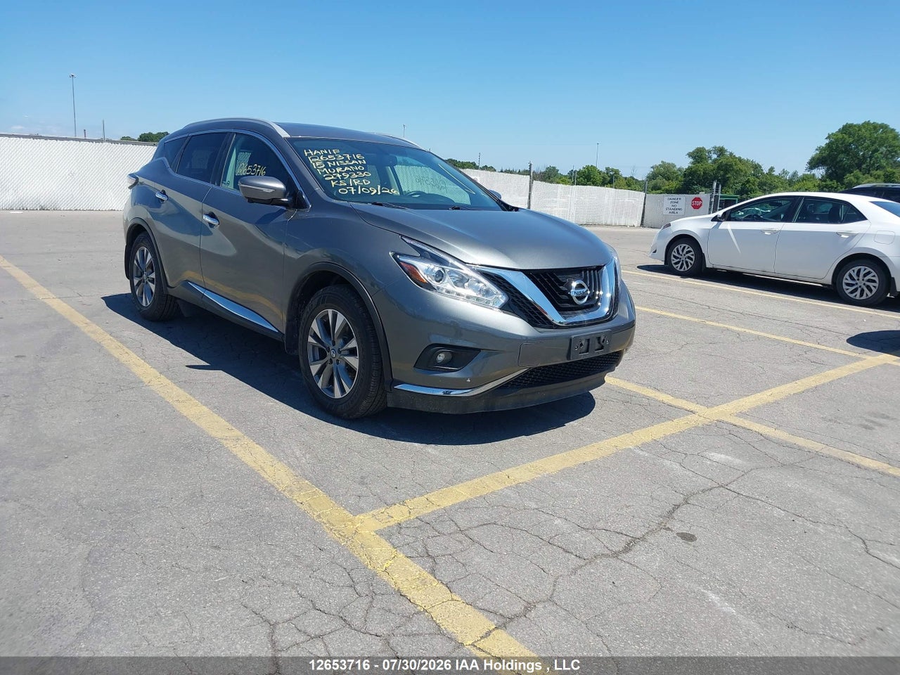 5N1AZ2MH3FN279330 · 2015 NISSAN MURANO PLATINUM/SL/SV