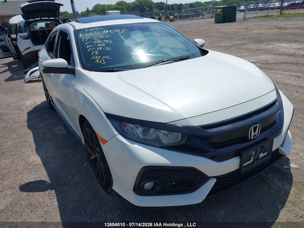 SHHFK7H44HU306912 · 2017 HONDA CIVIC SPORT
