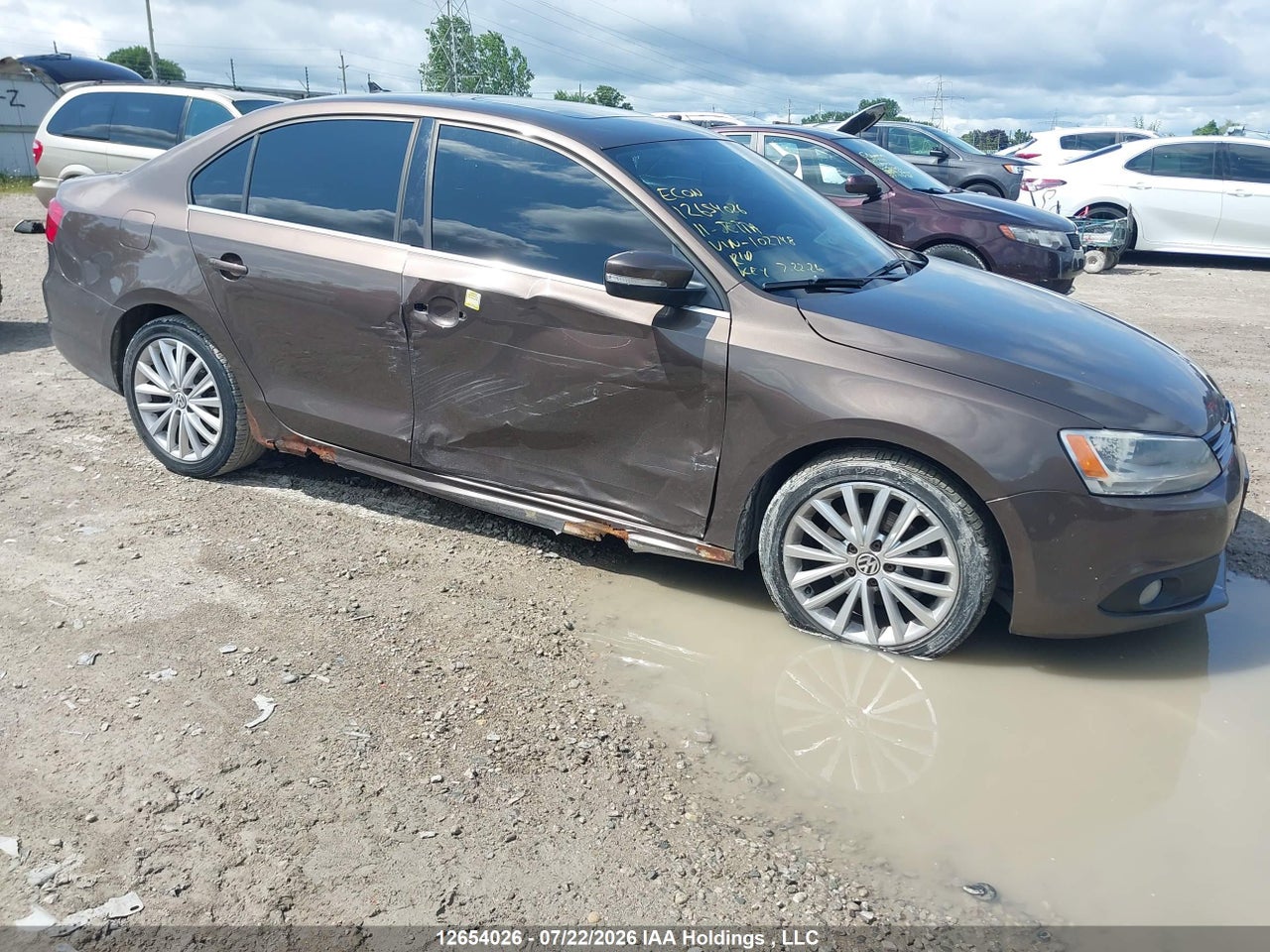 3VWLL7AJ3BM102748 · 2011 VOLKSWAGEN JETTA 2.0 TDI HIGHLINE