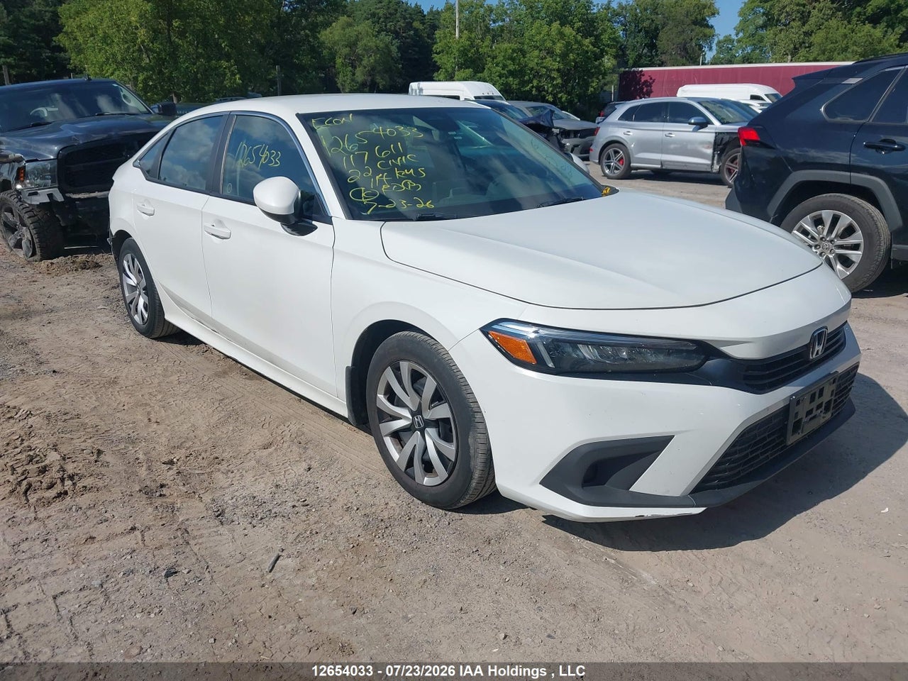 2HGFE2F23NH117611 · 2022 HONDA CIVIC LX