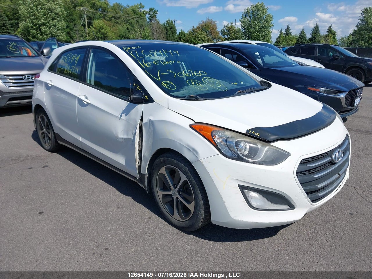 KMHD35LHXGU306760 · 2016 HYUNDAI ELANTRA GT GLS