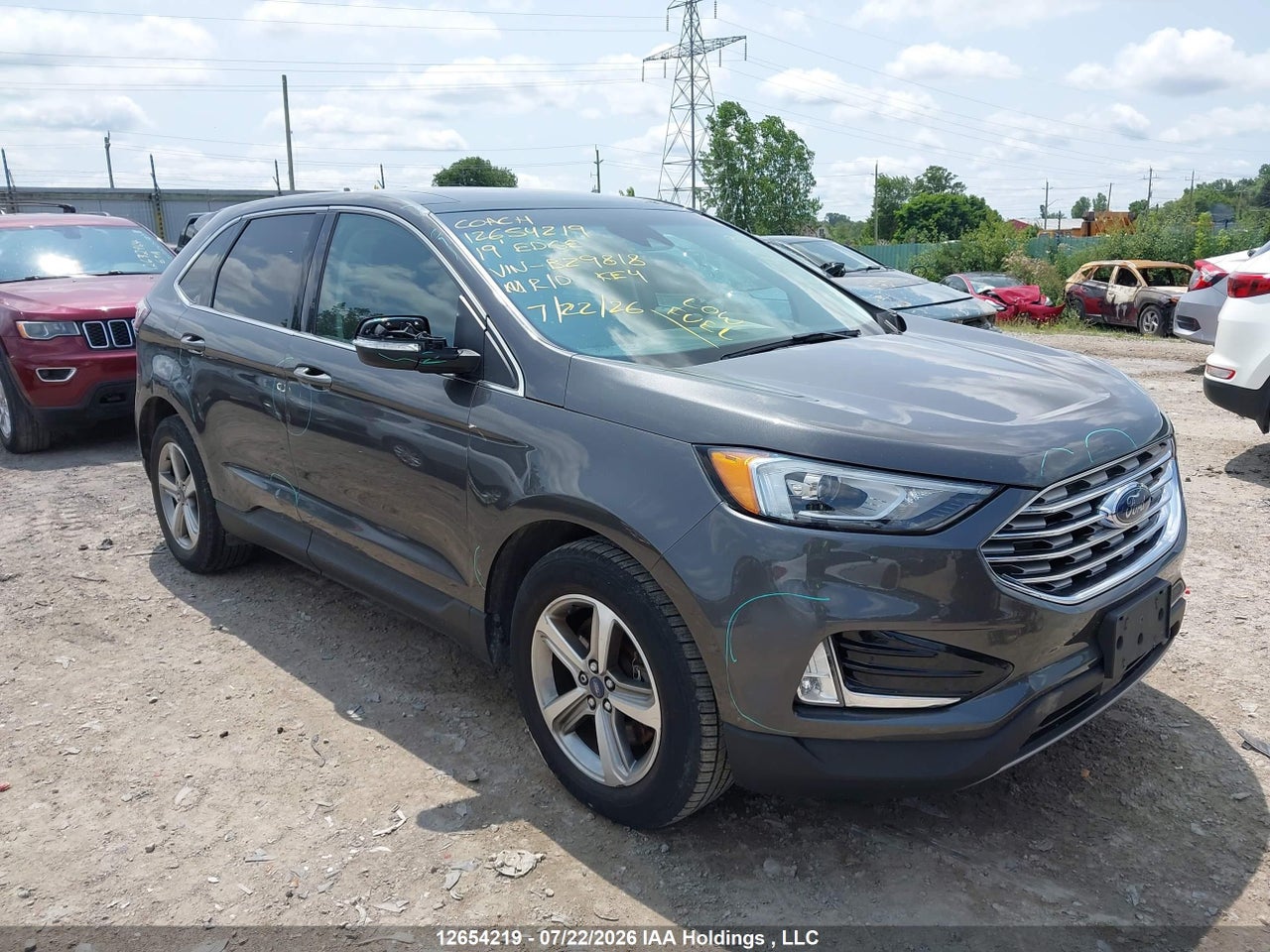 2FMPK4J90KBB29818 · 2019 FORD EDGE SEL
