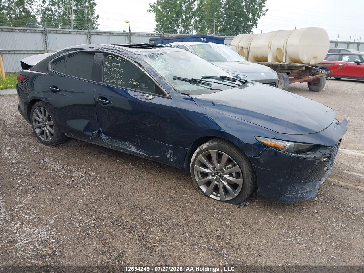 3MZBPADL8NM309358 · 2022 MAZDA MAZDA3 GT