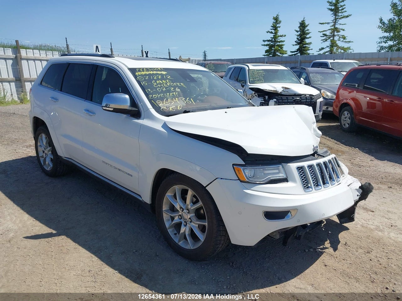 1C4RJFJG4FC718712 · 2015 JEEP GRAND CHEROKEE SUMMIT