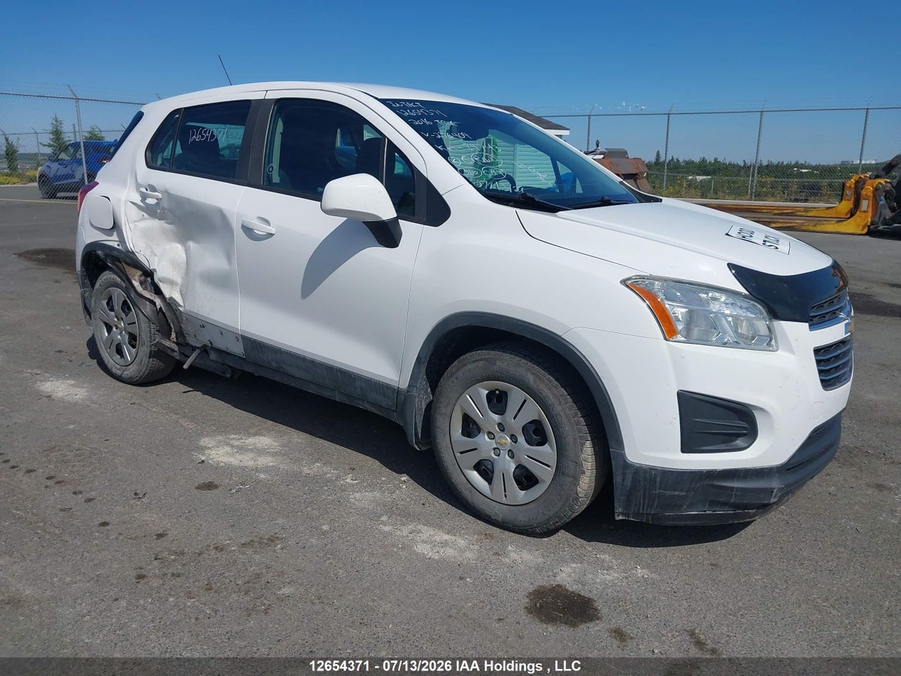 3GNCJKSB7GL276409 · 2016 CHEVROLET TRAX LS