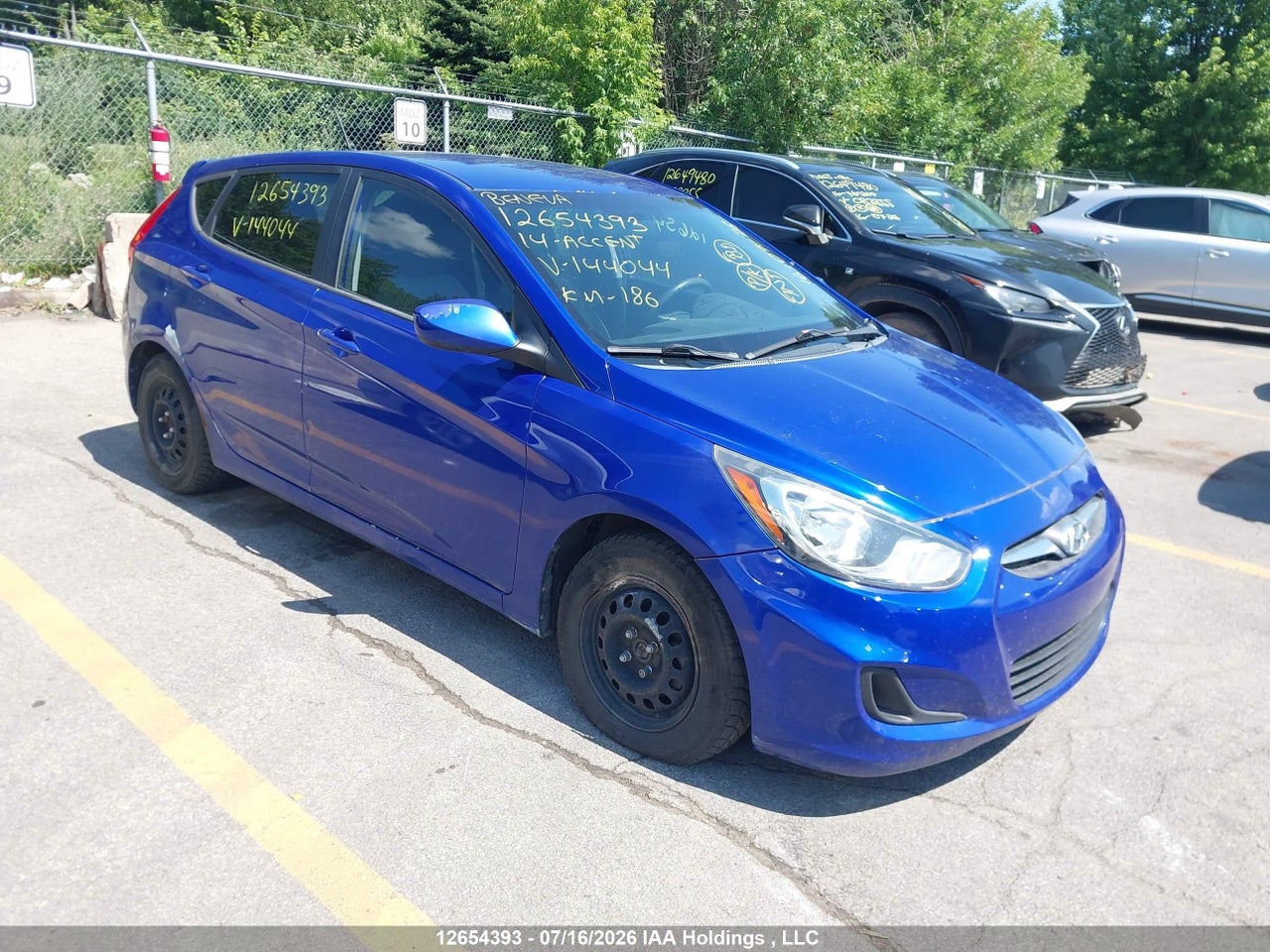 KMHCT5AE4EU144044 · 2014 HYUNDAI ACCENT GL