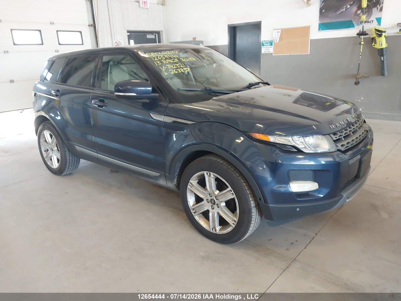 SALVR2BG0DH742321 · 2013 LAND ROVER RANGE ROVER EVOQUE PURE
