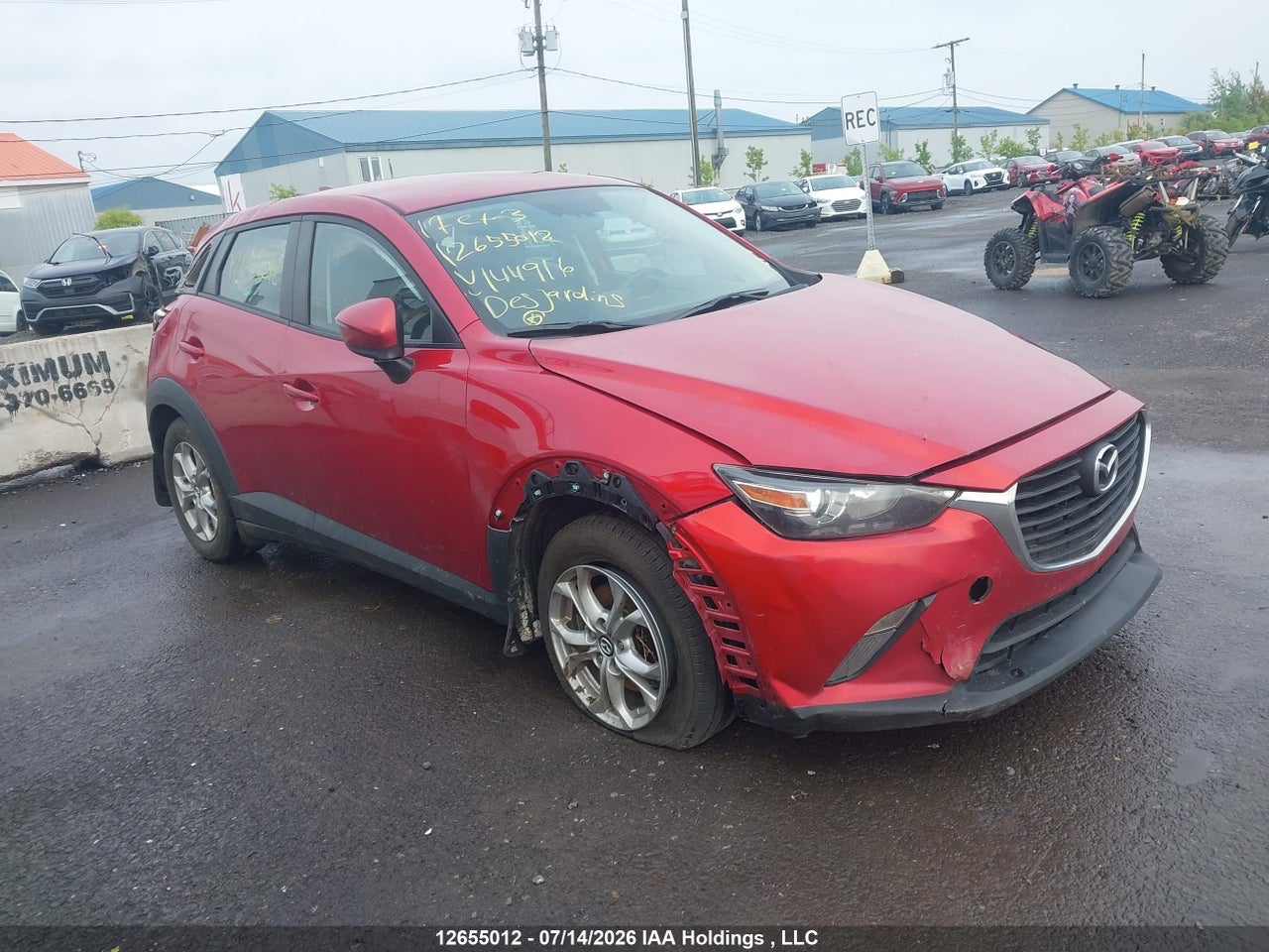JM1DKFC78H0144916 · 2017 MAZDA CX-3 TOURING