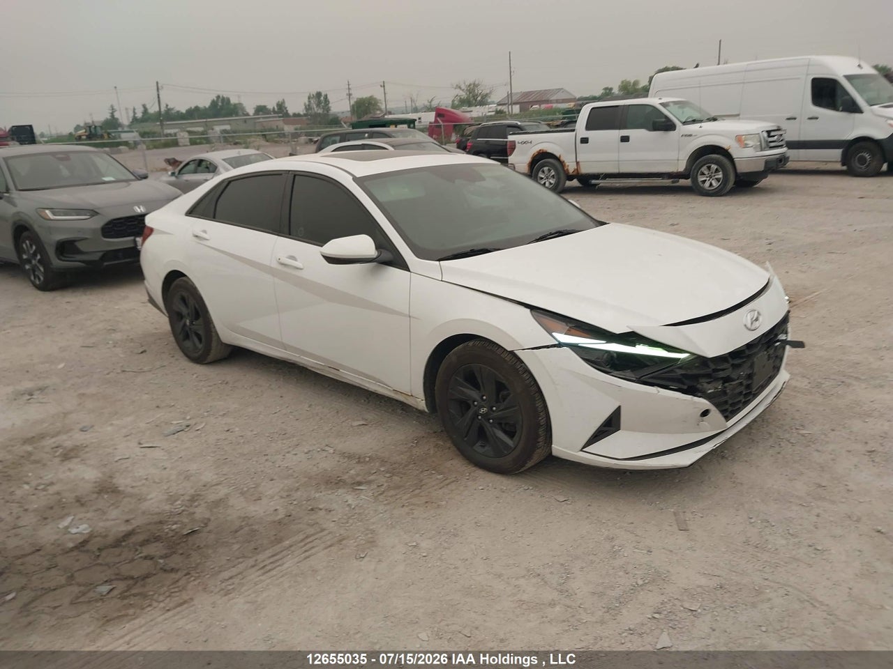 KMHLM4AG8NU225542 · 2022 HYUNDAI ELANTRA PREFERRED IVT WITH SUN AND TECH PACKAGE