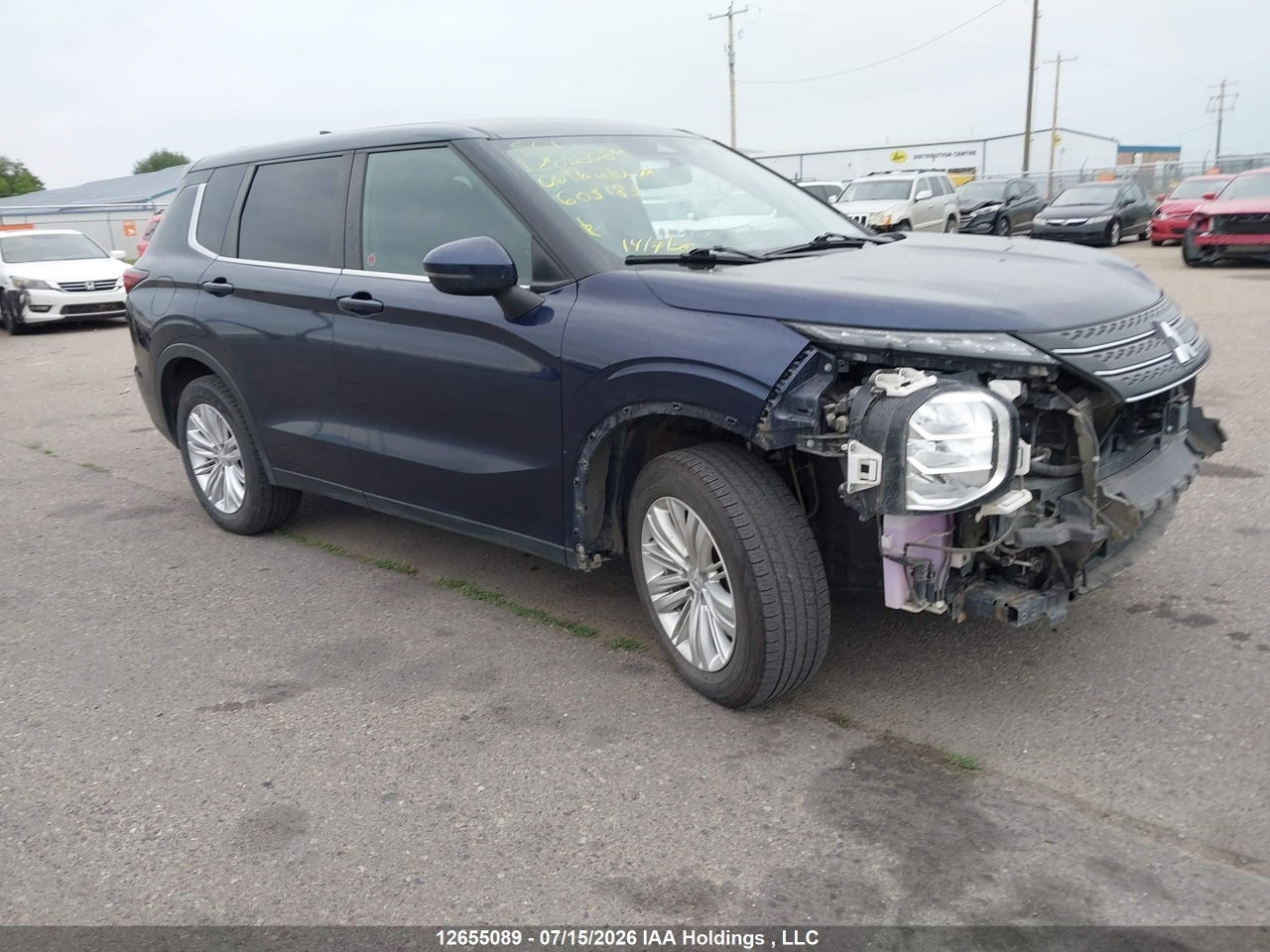 JA4J4TA87NZ603183 · 2022 MITSUBISHI OUTLANDER ES