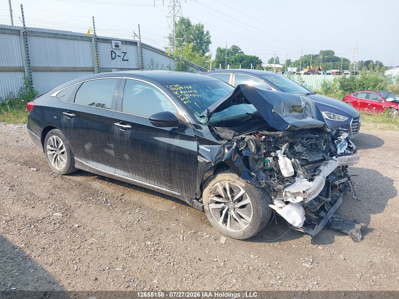 1HGCV3F96JA800241 · 2018 HONDA ACCORD HYBRID TOURING