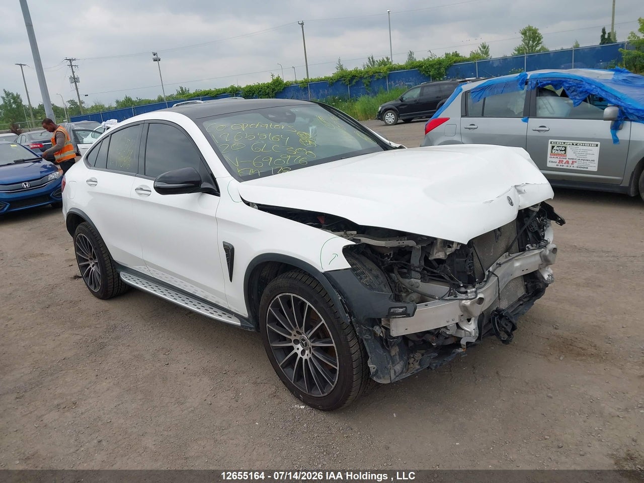 WDC0J8EB7LF690976 · 2020 MERCEDES BENZ GLC 300 COUPE 4MATIC
