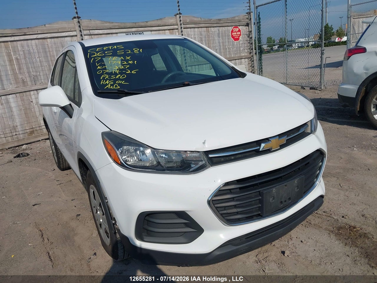3GNCJKSB1HL179241 · 2017 CHEVROLET TRAX LS