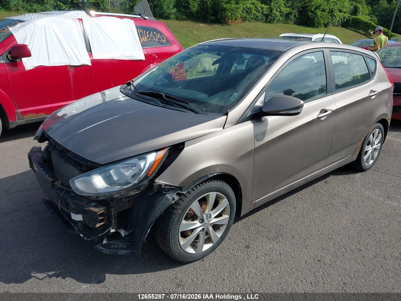 KMHCU5AE7DU120896 · 2013 HYUNDAI ACCENT GLS · 2/19